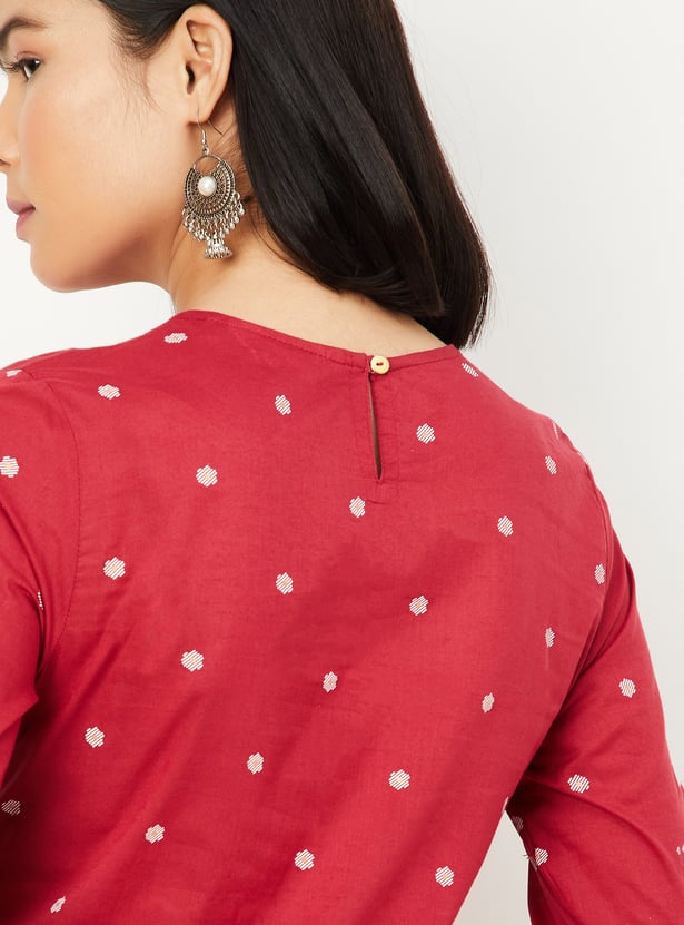 Women Printed Straight Kurta with Palazzos