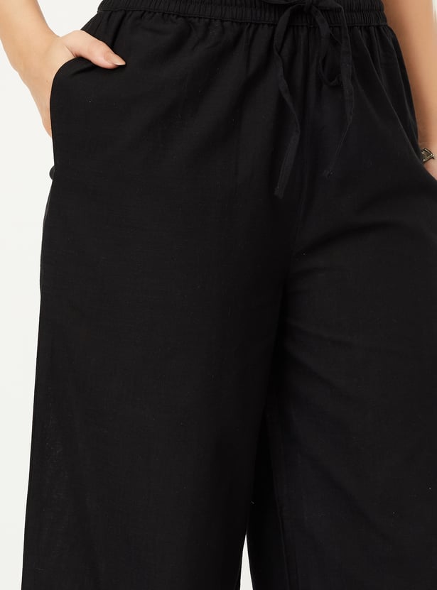 Women Schiffili Embroidered Palazzos