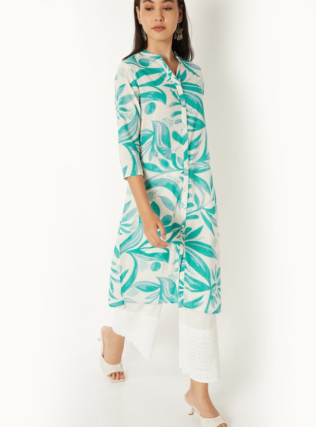 Women Printed Straight Kurta