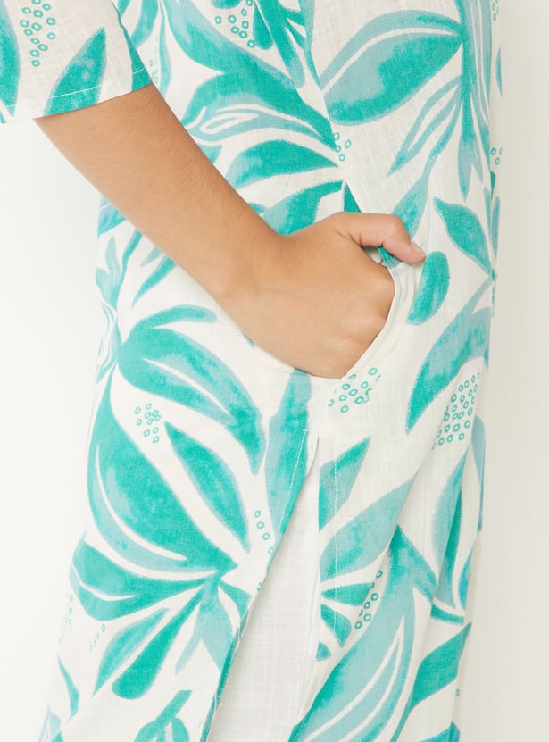 Women Printed Straight Kurta