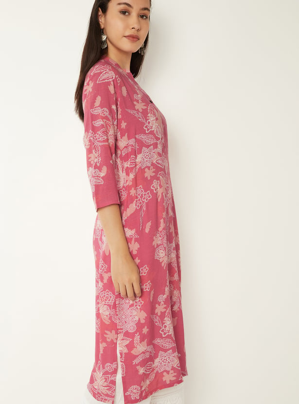Women Printed Straight Kurta with Palazzos