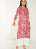 Women Printed Straight Kurta with Palazzos