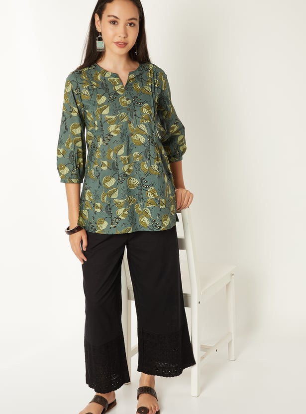 Women Printed Straight Kurti