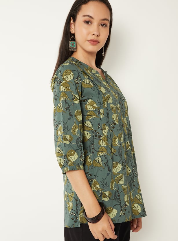 Women Printed Straight Kurti