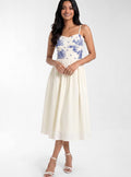 Women Embroidered Midi Dress