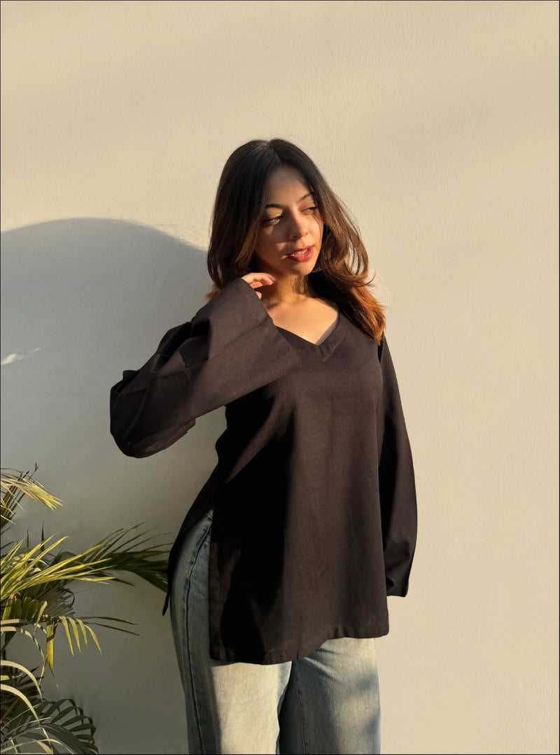 Women’s Stylish Bell Sleeve Kurti