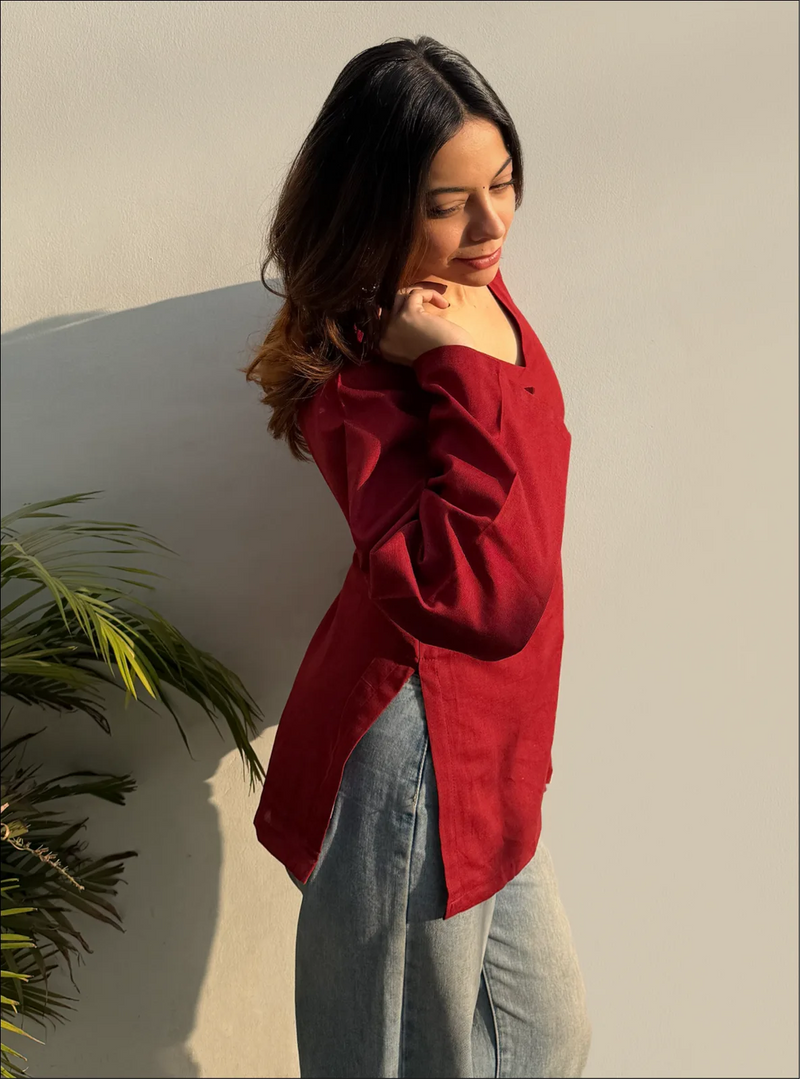 Designer Flare Sleeve Kurti