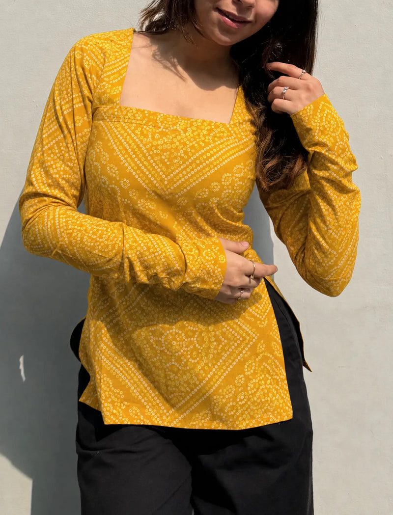 Bell Sleeve Long Kurti for Women – Trendy Designer Ethnic Wear