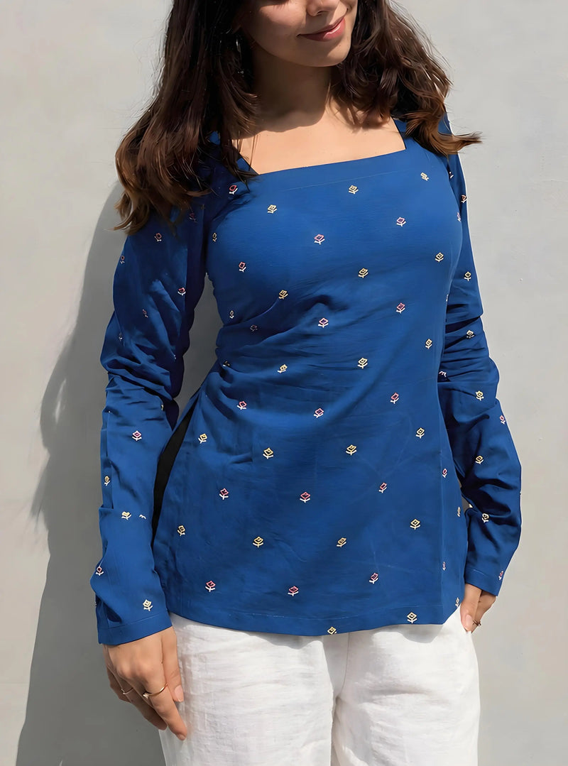 Bell Sleeve Long Kurti for Women – Trendy Designer Ethnic Wear