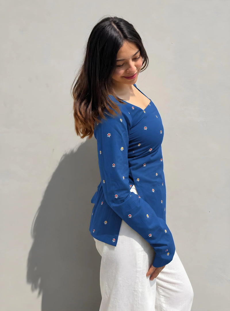 Bell Sleeve Long Kurti for Women – Trendy Designer Ethnic Wear