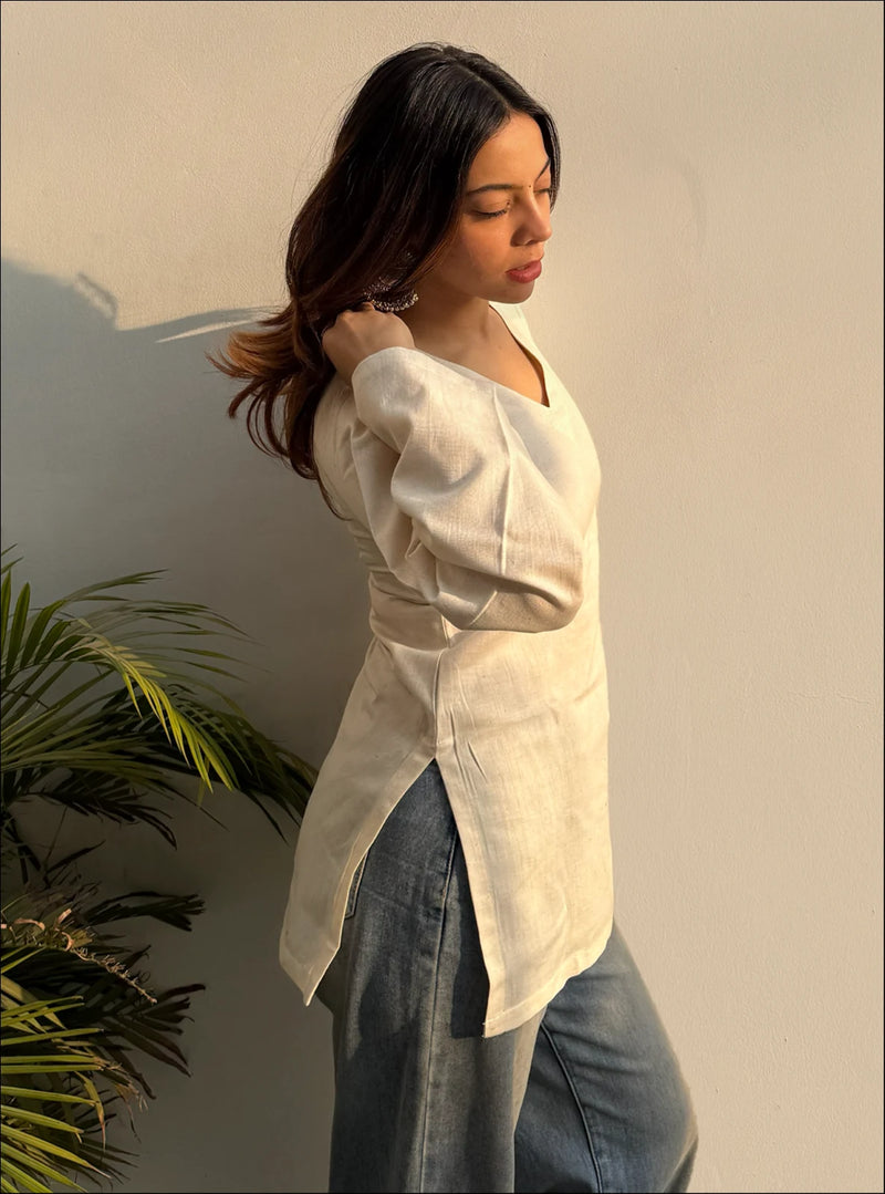 Bell Sleeve Long Kurti for Women – Trendy Designer Ethnic Wear