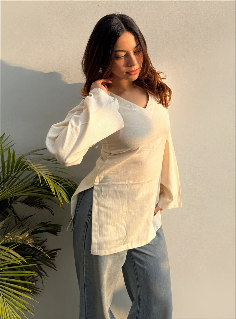Bell Sleeve Long Kurti for Women – Trendy Designer Ethnic Wear