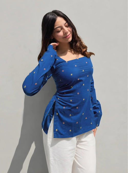 Bell Sleeve Long Kurti for Women – Trendy Designer Ethnic Wear