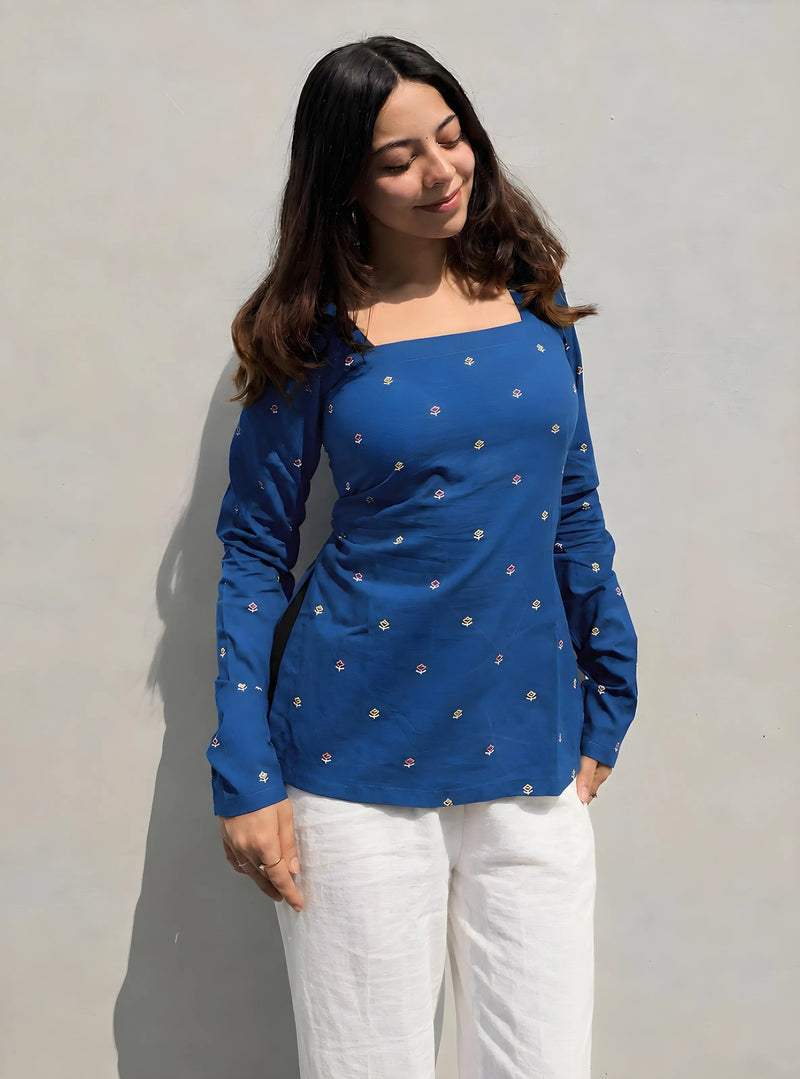 Bell Sleeve Long Kurti for Women – Trendy Designer Ethnic Wear