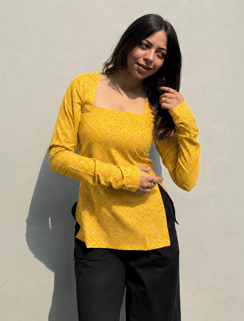 Bell Sleeve Long Kurti for Women – Trendy Designer Ethnic Wear