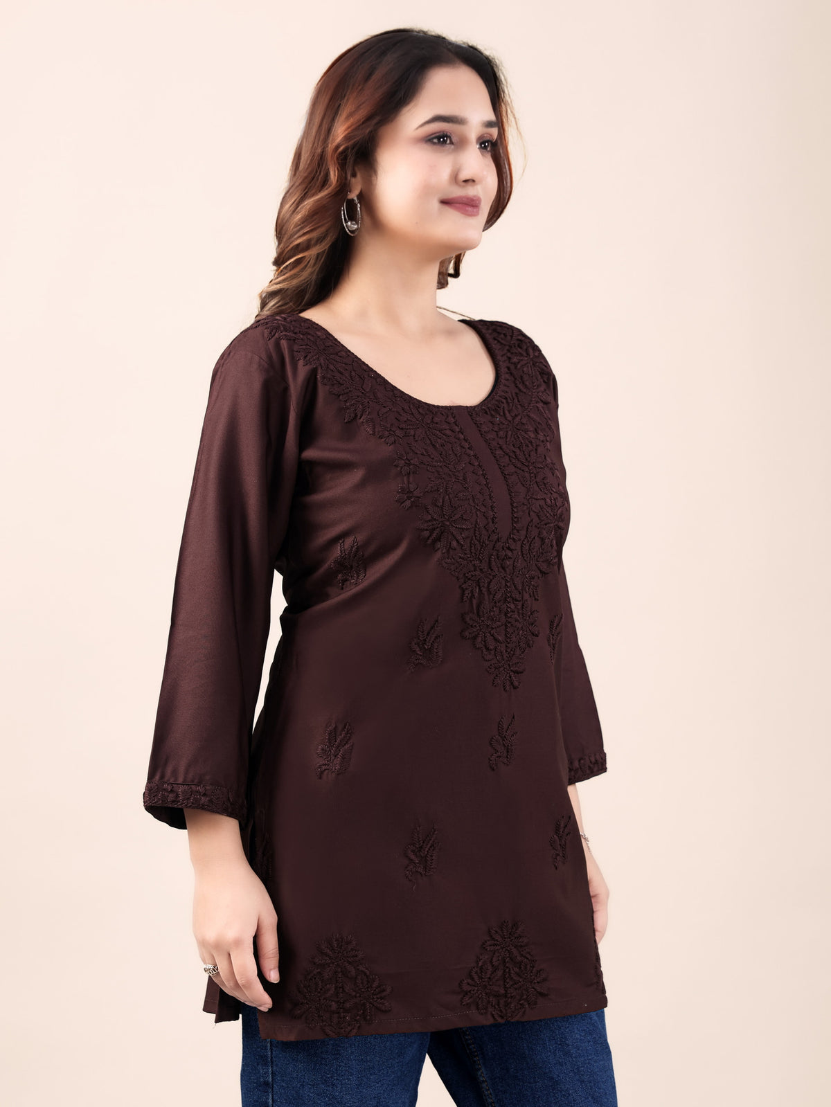 Tiiksa Pure Cotton Straight Kurta for Women