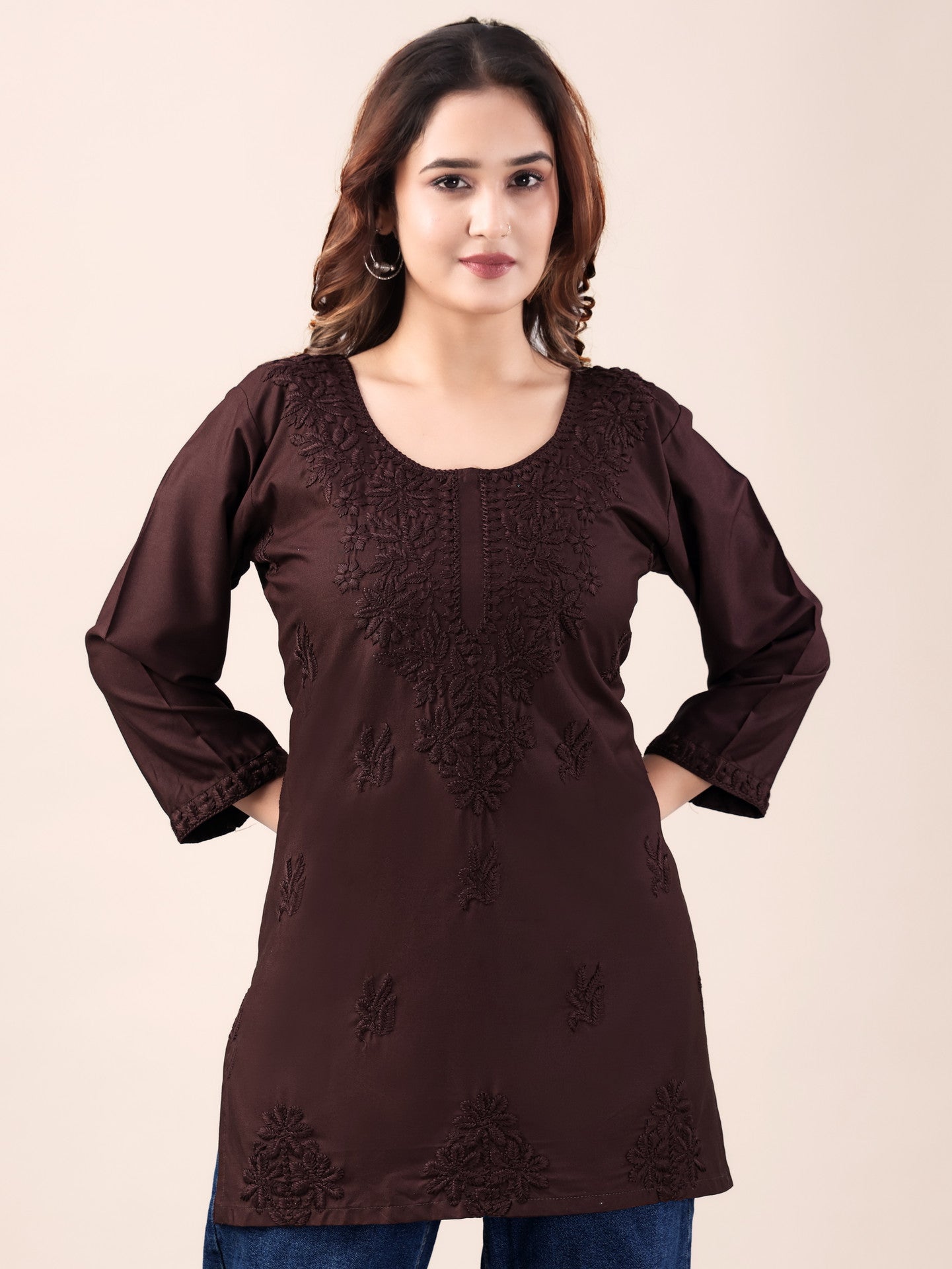 Tiiksa Pure Cotton Straight Kurta for Women