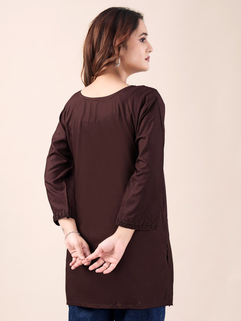 Tiiksa Pure Cotton Straight Kurta for Women